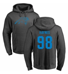 NFL Nike Carolina Panthers #98 Marquis Haynes Ash One Color Pullover Hoodie