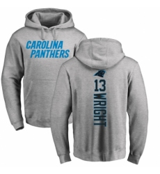 NFL Nike Carolina Panthers #13 Jarius Wright Ash Backer Pullover Hoodie