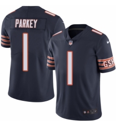 Youth Nike Chicago Bears #1 Cody Parkey Navy Blue Team Color Vapor Untouchable Limited Player NFL Jersey