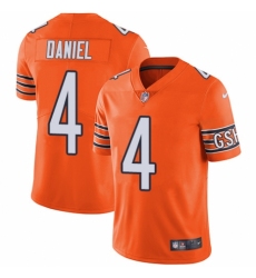 Men's Nike Chicago Bears #4 Chase Daniel Limited Orange Rush Vapor Untouchable NFL Jersey