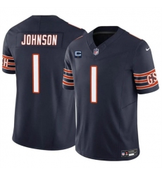 Men's Chicago Bears #1 Jaylon Johnson Navy 2024 F.U.S.E. With 1-star C Vapor Untouchable Limited Football Stitched Jersey