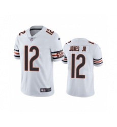 Men's Chicago Bears #12 Velus Jones Jr. White Vapor untouchable Limited Stitched Jersey