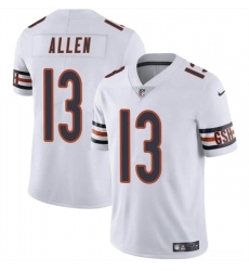 Men's Chicago Bears #13 Keenan Allen White Vapor Football Stitched Jersey