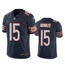 Men's Chicago Bears #15 Rome Odunze Navy 2024 Draft Vapor Football Stitched Jersey