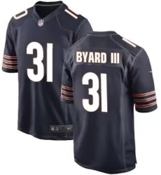 Men's Chicago Bears #31 Kevin Byard III Navy Stitched Game Football Jersey