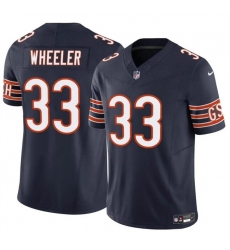 Men's Chicago Bears #33 Ian Wheeler Navy 2023 F.U.S.E. Vapor Football Stitched Jersey