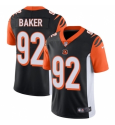 Youth Nike Cincinnati Bengals #92 Chris Baker Black Team Color Vapor Untouchable Limited Player NFL Jersey
