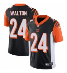 Men's Nike Cincinnati Bengals #24 Mark Walton Black Team Color Vapor Untouchable Limited Player NFL Jersey