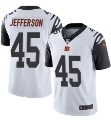 Youth Nike Cincinnati Bengals #45 Malik Jefferson Limited White Rush Vapor Untouchable NFL Jersey