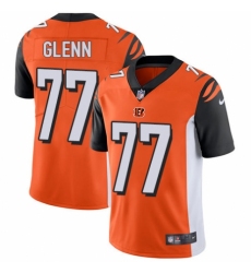 Youth Nike Cincinnati Bengals #77 Cordy Glenn Orange Alternate Vapor Untouchable Limited Player NFL Jersey