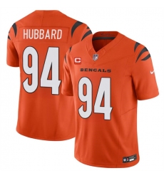 Men's Cincinnati Bengals #94 Sam Hubbard Orange 2024 F.U.S.E With 4-star C Vapor Untouchable Limited Football Stitched Jersey