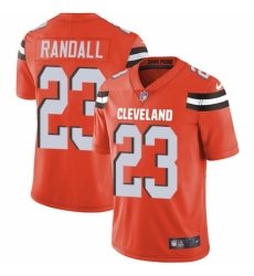 Men's Nike Cleveland Browns #23 Damarious Randall Orange Alternate Vapor Untouchable Limited Player NFL Jersey