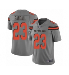 Youth Cleveland Browns #23 Damarious Randall Limited Gray Inverted Legend Football Jersey