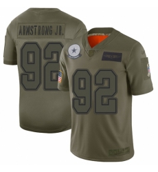 Men's Dallas Cowboys #92 Dorance Armstrong Jr. Limited Camo 2019 Salute to Service Football Jersey