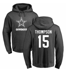 NFL Nike Dallas Cowboys #15 Deonte Thompson Ash One Color Pullover Hoodie