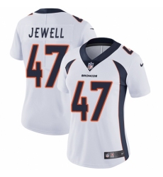 Women's Nike Denver Broncos #47 Josey Jewell White Vapor Untouchable Limited Player NFL Jersey