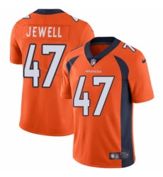 Youth Nike Denver Broncos #47 Josey Jewell Orange Team Color Vapor Untouchable Elite Player NFL Jersey