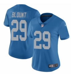 Women's Nike Detroit Lions #29 LeGarrette Blount Blue Alternate Vapor Untouchable Limited Player NFL Jersey