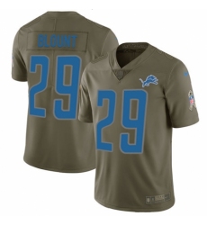 Youth Nike Detroit Lions #29 LeGarrette Blount Limited Olive 2017 Salute to Service NFL Jersey
