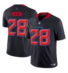 Men's Houston Texans #28 Joe Mixon Navy 2024 2nd Alternate F.U.S.E Vapor Football Stitched Jersey