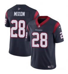 Men's Houston Texans #28 Joe Mixon Navy Vapor Untouchable Football Stitched Jersey