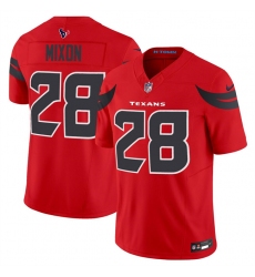 Men's Houston Texans #28 Joe Mixon Red 2024 Alternate F.U.S.E Limited Football Stitched Jersey