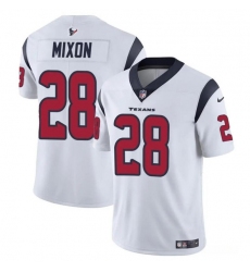 Men's Houston Texans #28 Joe Mixon White Vapor Untouchable Football Stitched Jersey