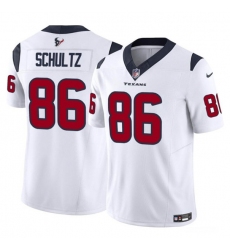 Men's Houston Texans #86 Dalton Schultz White 2023 F.U.S.E Vapor Untouchable Football Stitched Jersey