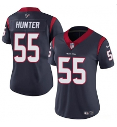 Women's Houston Texans #55 Danielle Hunter Navy Vapor Untouchable Limited Stitched Jersey