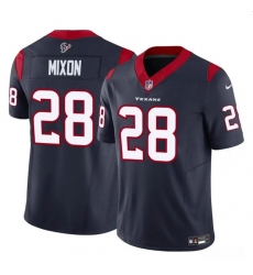 Youth Houston Texans #28 Joe Mixon Navy 2024 F.U.S.E. Vapor Untouchable Limited Football Stitched Jersey