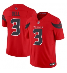 Youth Houston Texans #3 Tank Dell Red 2024 Alternate F.U.S.E Vapor Football Stitched Jersey