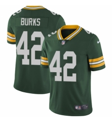 Men's Nike Green Bay Packers #42 Oren Burks Green Team Color Vapor Untouchable Limited Player NFL Jersey