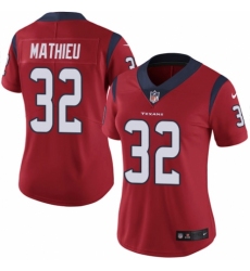Women's Nike Houston Texans #32 Tyrann Mathieu Red Alternate Vapor Untouchable Limited Player NFL Jersey