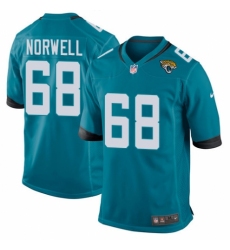 Men's Nike Jacksonville Jaguars #68 Andrew Norwell Game Black Alternate NFL Jersey
