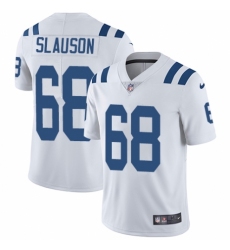 Women's Nike Indianapolis Colts #68 Matt Slauson Royal Blue Team Color Vapor Untouchable Limited Player NFL Jersey