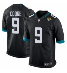 Men's Nike Jacksonville Jaguars #9 Logan Cooke Game Teal Green Team Color NFL Jersey