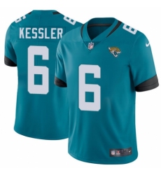 Men's Nike Jacksonville Jaguars #6 Cody Kessler Black Alternate Vapor Untouchable Limited Player NFL Jersey