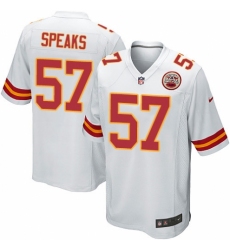 Men's Nike Kansas City Chiefs #57 Breeland Speaks Game White NFL Jersey