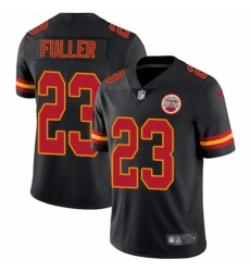 Men's Nike Kansas City Chiefs #23 Kendall Fuller Limited Black Rush Vapor Untouchable NFL Jersey