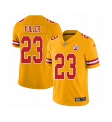 Women's Kansas City Chiefs #23 Kendall Fuller Limited Gold Inverted Legend Football Jersey