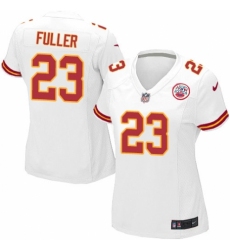 Women's Nike Kansas City Chiefs #23 Kendall Fuller Game White NFL Jersey