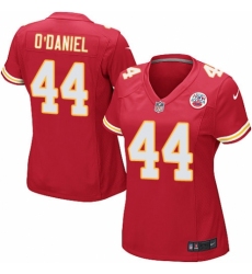 Women's Nike Kansas City Chiefs #44 Dorian O'Daniel Game Red Team Color NFL Jersey