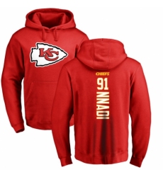 NFL Nike Kansas City Chiefs #91 Derrick Nnadi Red Backer Pullover Hoodie