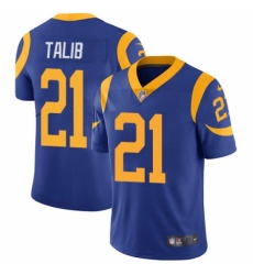 Men's Nike Los Angeles Rams #21 Aqib Talib Royal Blue Alternate Vapor Untouchable Limited Player NFL Jersey