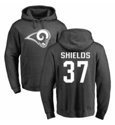 NFL Nike Los Angeles Rams #37 Sam Shields Ash One Color Pullover Hoodie