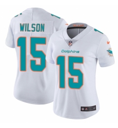 Women's Nike Miami Dolphins #15 Albert Wilson White Vapor Untouchable Limited Player NFL Jersey
