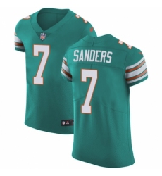 Men's Nike Miami Dolphins #7 Jason Sanders Aqua Green Alternate Vapor Untouchable Elite Player NFL Jersey