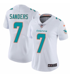 Women's Nike Miami Dolphins #7 Jason Sanders White Vapor Untouchable Limited Player NFL Jersey
