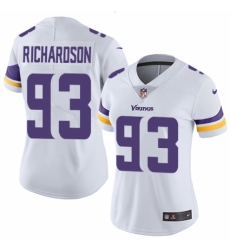 Women's Nike Minnesota Vikings #93 Sheldon Richardson White Vapor Untouchable Limited Player NFL Jersey