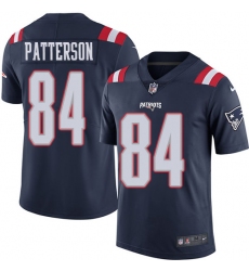 Youth Nike New England Patriots #84 Cordarrelle Patterson Limited Navy Blue Rush Vapor Untouchable NFL Jersey